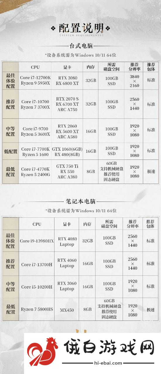 燕云十六声公测倒计时2天！官方发布安装指南