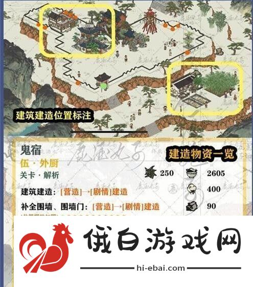 江南百景图鸡鸣山鬼宿关卡五外厨攻略