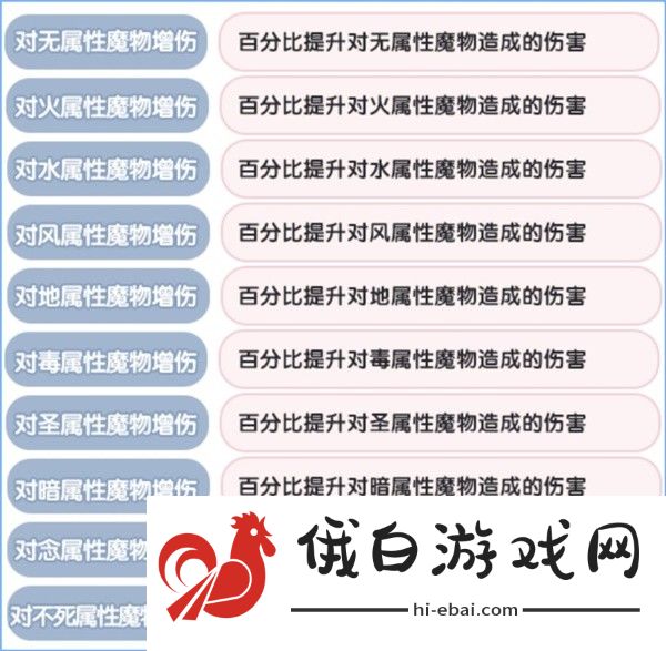 《仙境传说新启航》元素克制属性一览