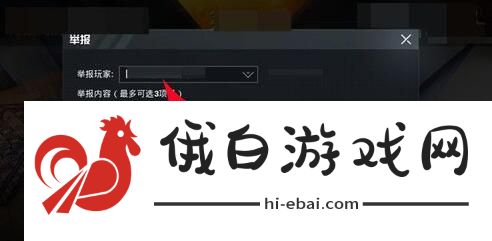 《和平精英》举报玩家方法