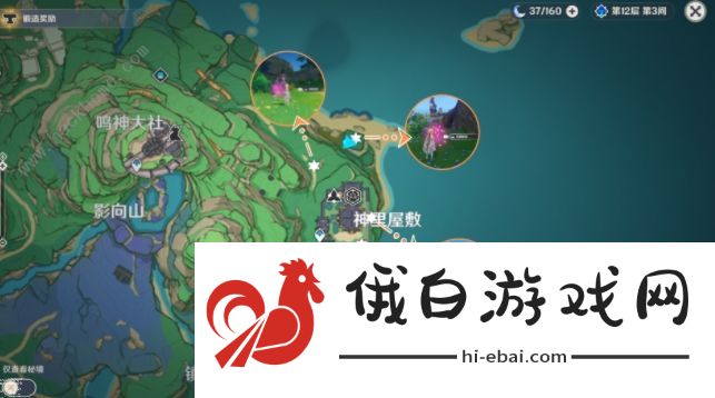 原神绯樱绣球获取路线攻略：绯樱绣球采集分布点图片8